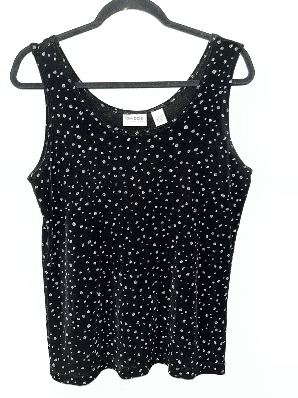 Chicos “Travelers” tank  top.
Sz 2 =  Chicos sizing =
Large